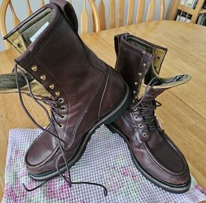 Filson Uplander Leather Boots, 10 D, Made in USA,  Excellent condition